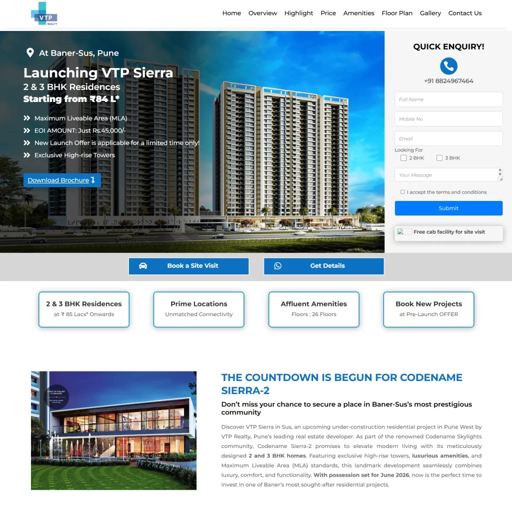 VTP Realty, Pune